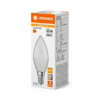 Osram / Ledvance LED Kerze B matt 200° Superior 2,8-25W/927 warmweiß 245lm E14 220-240V – Verpackung 2