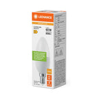 Osram / Ledvance LED Kerze B matt 200° Superior 7,3-60W/827 warmweiß 806lm E14 220-240V – Verpackung 2