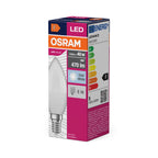 Osram / Ledvance LED Kerze B matt 220° Value 4,9-40W/840 kaltweiß 470lm E14 220-240V – Verpackung 2