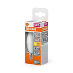 Osram / Ledvance LED Filament Star Kerze B matt 200° 2,9-25W/927 warmweiß 250lm E14 220-240V – Verpackung 2