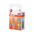Osram / Ledvance LED Special Stick klar 300° 2,8-25W/827 warmweiß 250lm E14 220-240V 2er Pack – Verpackung 2