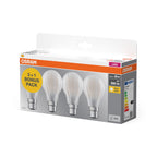 Osram / Ledvance LED Filament Base Classic A matt 300° 6,5-60W/827 warmweiß 806lm B22d 220-240V 4er Pack – Verpackung 2