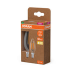 Osram / Ledvance LED Filament Kerze B klar 320° UltraEfficient 2,2-40W/827 warmweiß 470lm E14 220-240V 2er Pack – Verpackung 2