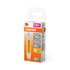 Osram / Ledvance LED Slim Line klar 300° 4,5-40W/827 warmweiß 470lm R7s 220-240V 78mm – Verpackung 2