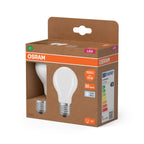 Osram / Ledvance LED Filament Classic A matt 320° UltraEfficient 5-75W/840 kaltweiß 1055lm E27 220-240V 2er Pack – Verpackung 2