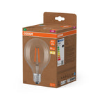 Osram / Ledvance LED Filament Globe G95 klar 300° UltraEfficient 3,8-60W/827 warmweiß 806lm E27 220-240V – Verpackung 2