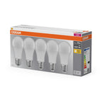 Osram / Ledvance LED Base Classic A matt 150° 13-100W/827 warmweiß 1521lm E27 220-240V 5er Pack – Verpackung 2