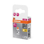 Osram / Ledvance LED Base Pin klar 320° Micro 1-10W/827 warmweiß 100lm G4 12V 5er Pack – Verpackung 2