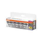Osram / Ledvance LED Base Spot MR16 36° 3,8-35W/827 warmweiß 345lm GU5.3 12V 5er Pack – Verpackung 2