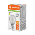 Osram / Ledvance LED Filament Tropfen P matt 320° Performance 1,8-25W/827 warmweiß 250lm E14 220-240V dimmbar – Verpackung 2