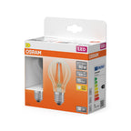 Osram / Ledvance LED Filament Star Classic A klar 300° 5,9-60W/827 warmweiß 806lm E27 220-240V 2er Pack – Verpackung 2