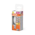 Osram / Ledvance LED Filament Star Kerze B matt 300° 1,8-25W/827 warmweiß 250lm E14 220-240V – Verpackung 2