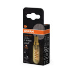 Osram / Ledvance LED Filament Spiral Vintage 1906 Special T26 klar 320° 4,8-36W/822 extra warmweiß 420lm E14 220-240V dimmbar – Verpackung 2