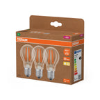 Osram / Ledvance LED Filament Classic A klar 300° UltraEfficient 3,8-60W/827 warmweiß 806lm E27 220-240V 3er Pack – Verpackung 2