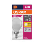 Osram LED Value Classic P 5,5-40W/827 E14 470lm matt warmweiß nicht dimmbar – Verpackung
