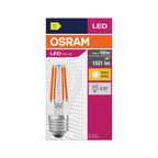Osram LED Value Classic A Filament 10-100W/827 E27 1521lm klar warmweiß – Verpackung