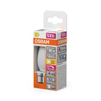 Osram LED Filament Superstar+ Kerze B matt 300° 3,4-40W/927 warmweiß 470lm B22d 220-240V dimmbar – Verpackung 2