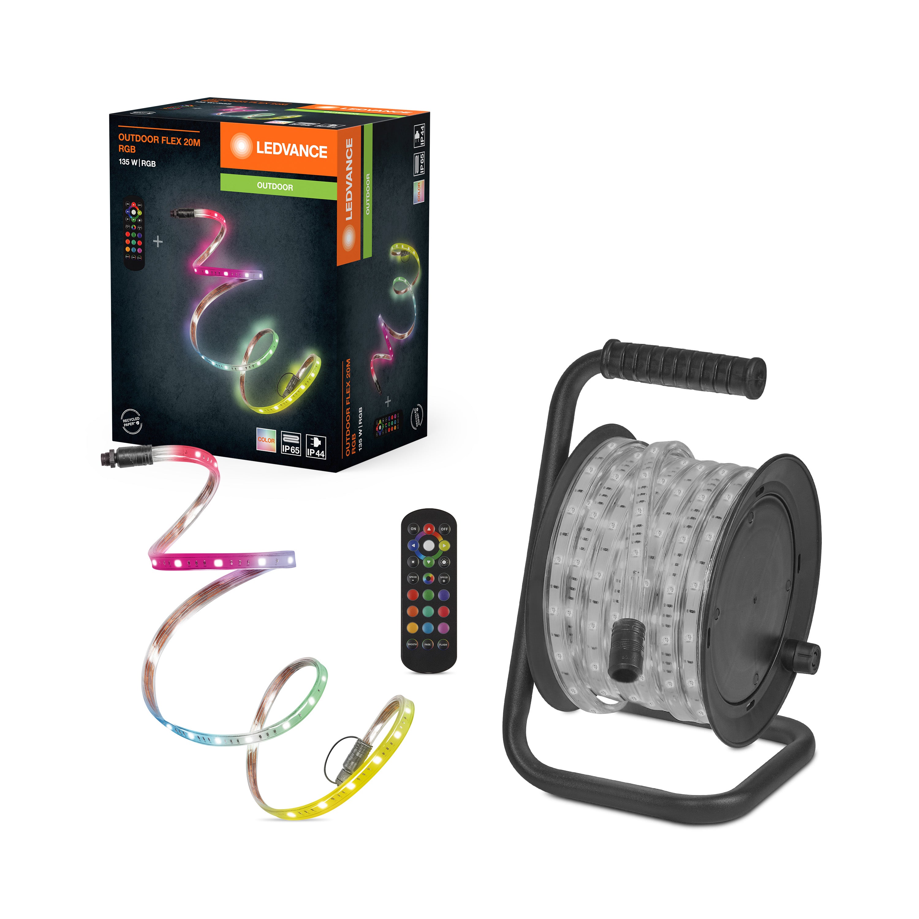 LEDVANCE LED-Band Outdoor 20m RGB Remote Control – Produkt mit Verpackung