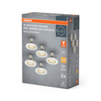Osram LED Spotset 5-flammig – Verpackung, räumliche Ansicht