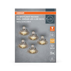 Osram LED Spotset 5-flammig – Verpackung Vorderseite