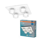Osram LED Deckenleuchte Orbis Flame 4-flammig Click – Produkt mit Verpackung