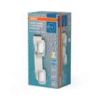 Osram LED Deckenleuchte Orbis Flame 2-flammig Click – Verpackung, räumliche Ansicht