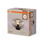 Osram Tischleuchte Decor Smoke Glass 1-flammig E27 – Verpackung, räumliche Ansicht