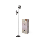 Osram Stehleuchte Decor Smoke Glass 2-flammig E14 – Produkt mit Verpackung