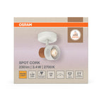 Osram LED Spot Decor Cork 1-flammig – Verpackung Vorderseite