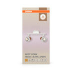 Osram LED Spot Decor Cork 2-flammig – Verpackung Vorderseite