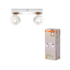 Osram LED Spot Decor Pluto 2-flammig – Produkt mit Verpackung
