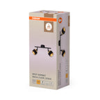 Osram LED Spot Decor Hornet 2-flammig – Verpackung, räumliche Ansicht