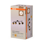 Osram LED Spot Decor Hornet 4-flammig – Verpackung, räumliche Ansicht