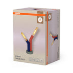 Osram Tischleuchte Decor Straw 2-flammig E27 – Verpackung, räumliche Ansicht