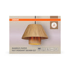 Osram Pendelleuchte Decor Bamboo Paper Hut 1-flammig E27 – Verpackung Vorderseite