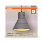 Osram Pendelleuchte Decor Concrete Bim 1-flammig E27 – Verpackung Vorderseite