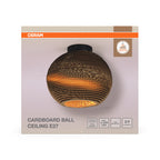 Osram Deckenleuchte Decor Cardboard Ball 1-flammig E27 – Verpackung Vorderseite