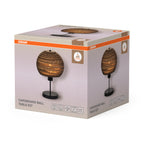 Osram Tischleuchte Decor Cardboard Ball 1-flammig E27 – Verpackung, räumliche Ansicht