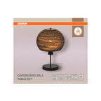 Osram Tischleuchte Decor Cardboard Ball 1-flammig E27 – Verpackung Vorderseite