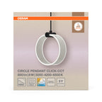 Osram LED Pendelleuchte Decor Circle 1-flammig PL Click – Verpackung Vorderseite