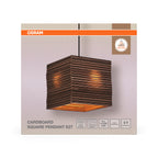 Osram Pendelleuchte Decor Cardboard Square 1-flammig E27 – Verpackung Vorderseite