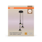 Osram LED Pendelleuchte Decor Fuji 3-flammig PL – Verpackung Vorderseite
