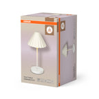 Osram Tischleuchte Decor Pulp 1-flammig E14 – Verpackung, räumliche Ansicht