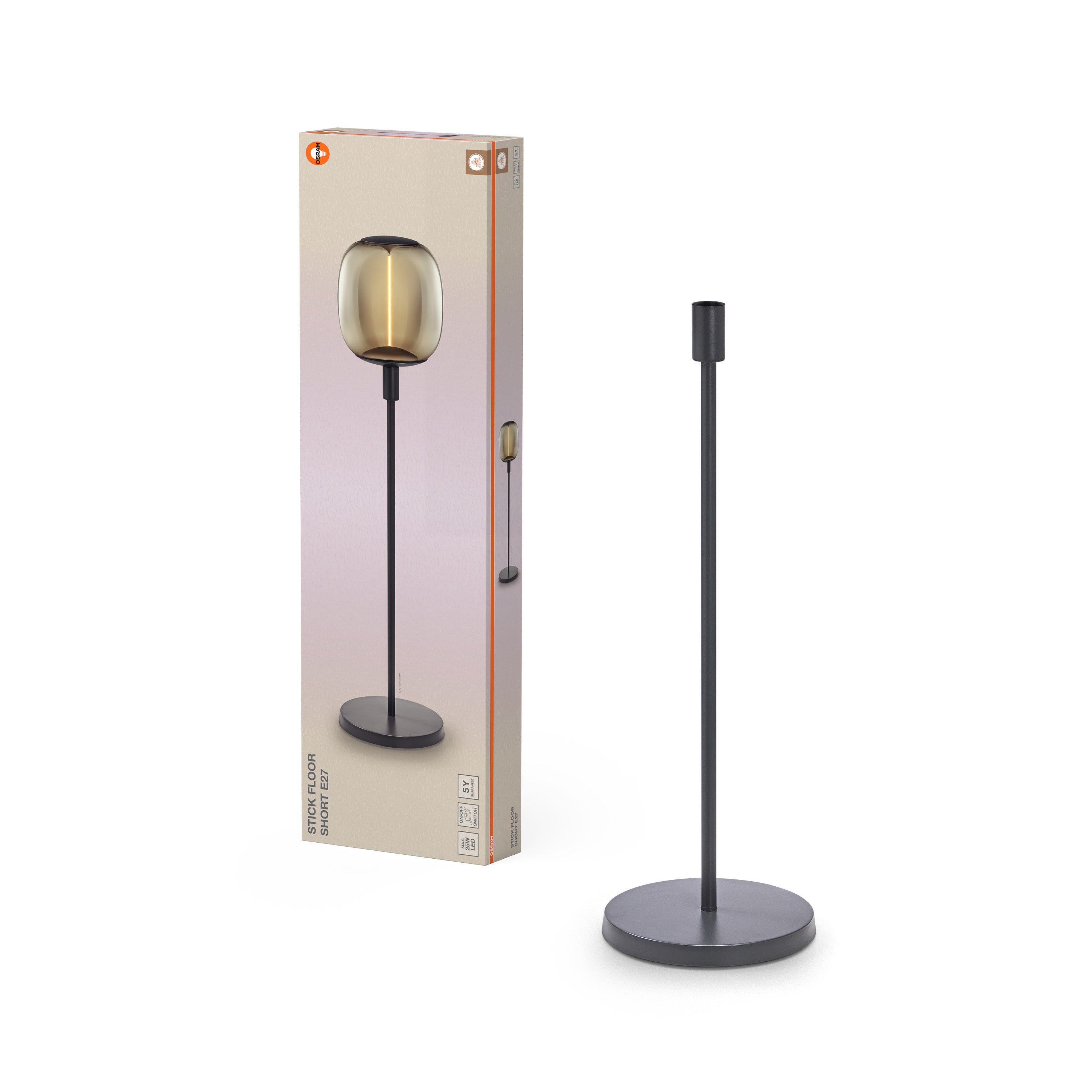 Osram Stehleuchte Decor Stick Short 1-flammig E27 – Produkt mit Verpackung