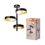 Osram Deckenleuchte Decor Memphis 3-flammig G9 – Produkt mit Verpackung