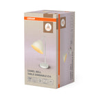 Osram Tischleuchte Decor Camel Bell 1-flammig E14 – Verpackung, räumliche Ansicht