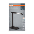 Osram LED Schreibtischleuchte Office Line Banker Inductive Charging – Verpackung Vorderseite