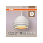 Osram Pendelleuchte Decor Plaster Cup 1-flammig E27 – Verpackung Vorderseite