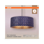 Osram Pendelleuchte Decor Felt Weaving 480mm 3-flammig E27 – Verpackung Vorderseite