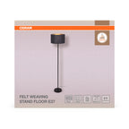 Osram Stehleuchte Decor Felt Weaving Cans Standing 1-flammig E27 – Verpackung Vorderseite